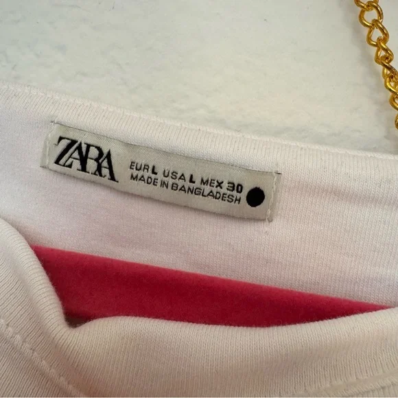 Never Worn Zara White Sleeveless Halter Top - Picture 2 of 2